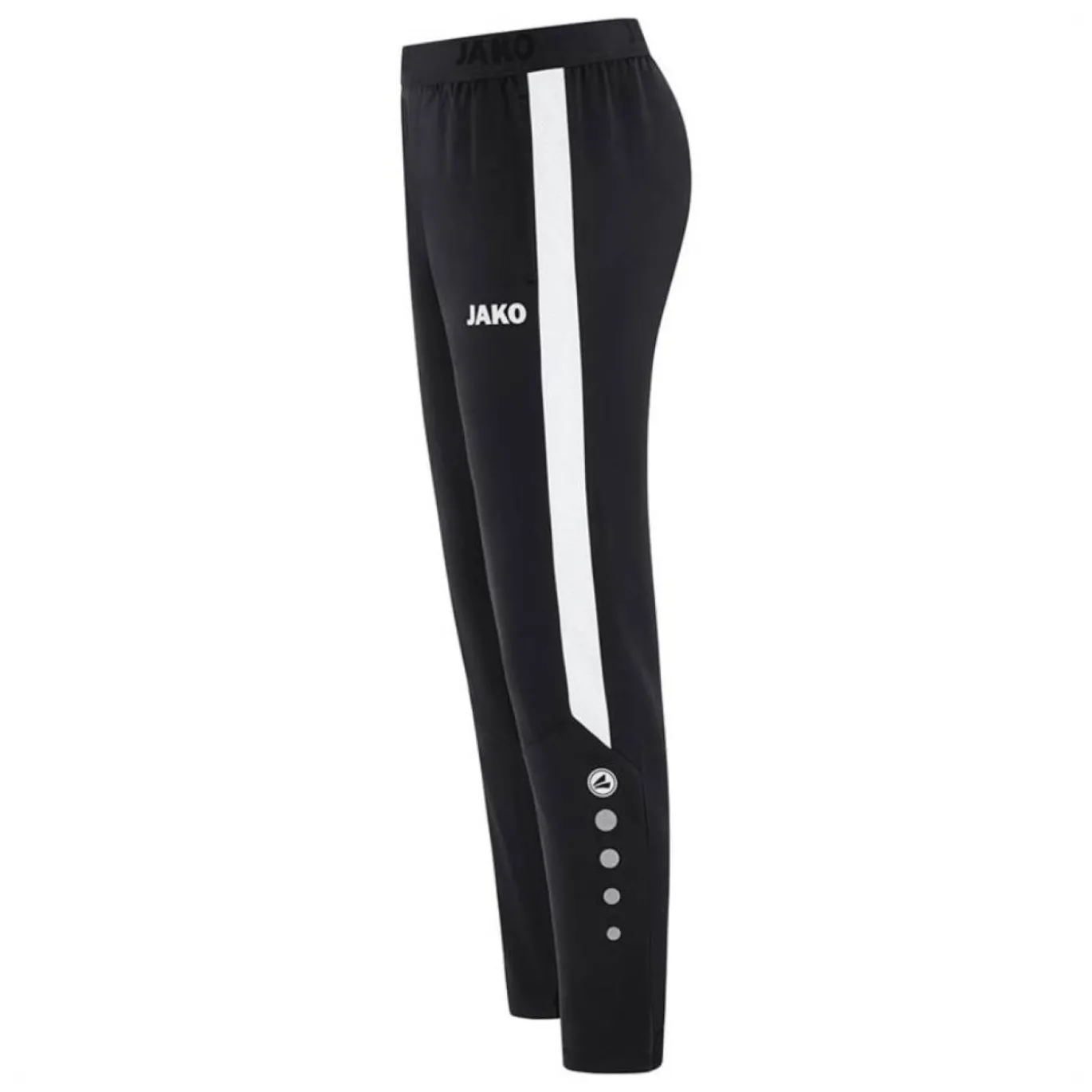 JAKO Power Polyester Trainingsbroek Zwart Wit