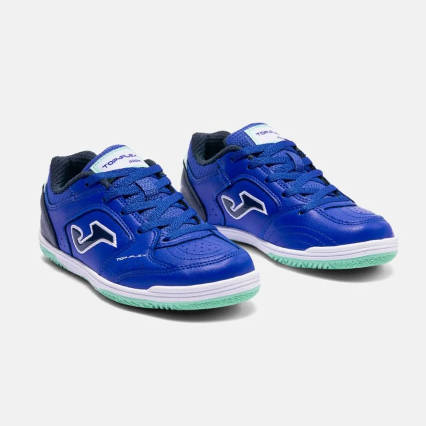 Joma Top Flex Zaalvoetbalschoenen (IN) Kids Blauw Donkerblauw Turquoise