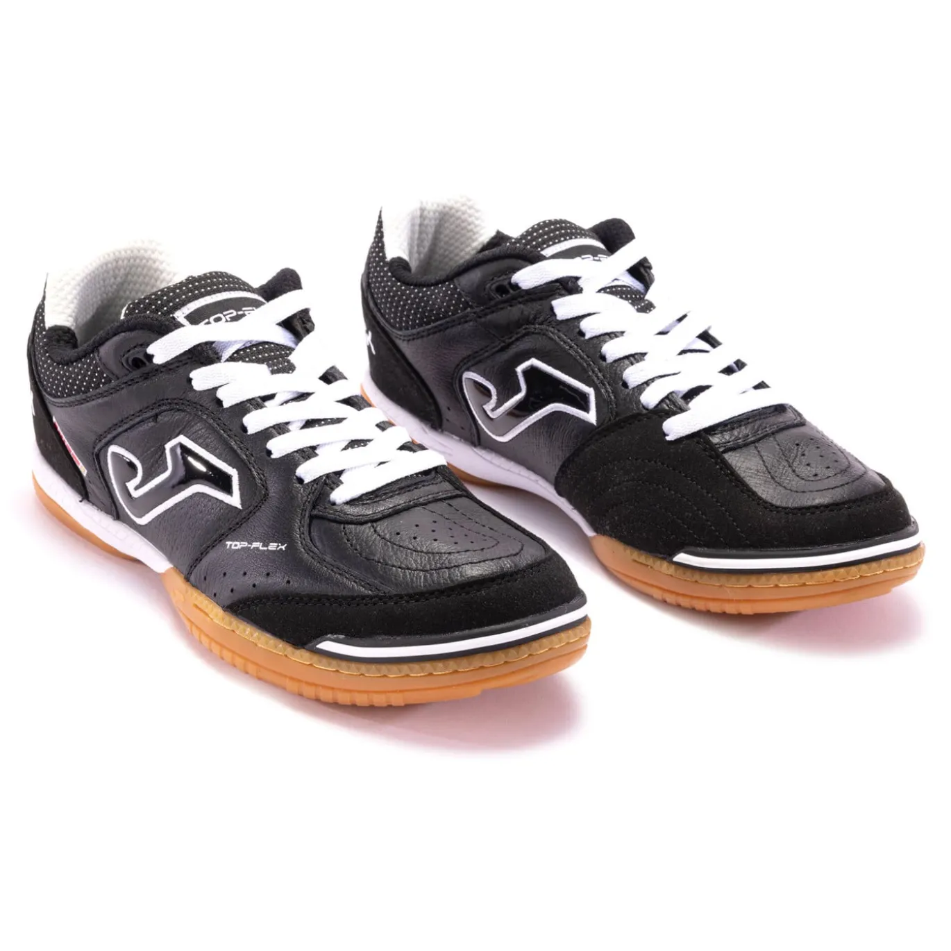Joma Top Flex Zaalvoetbalschoenen (IN) Zwart Wit Bruin