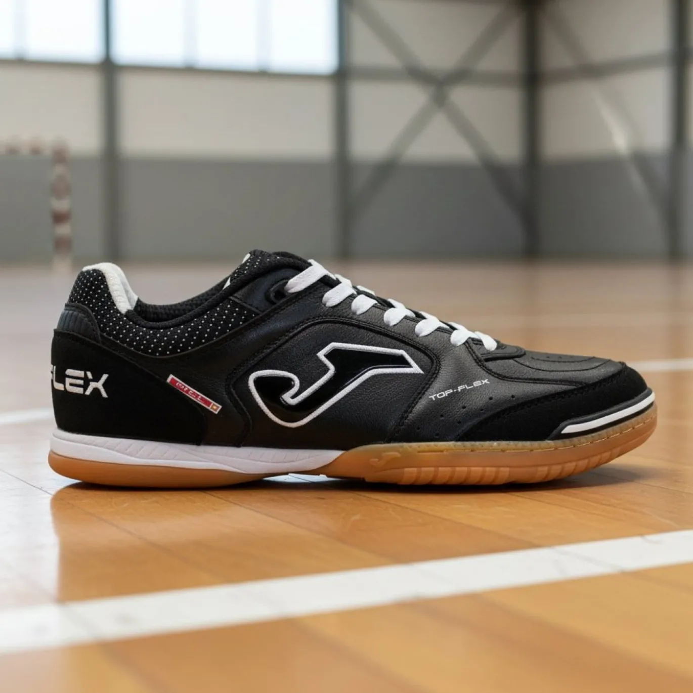 Joma Top Flex Zaalvoetbalschoenen (IN) Zwart Wit Bruin