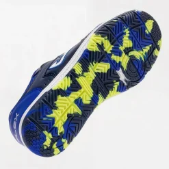 Joma Top Flex Zaalvoetbalschoenen (IN) Kids Donkerblauw Blauw Geel