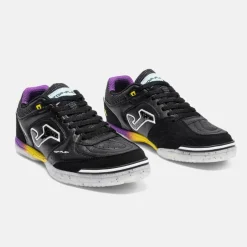 Joma Top Flex Zaalvoetbalschoenen (IN) Zwart Geel Paars
