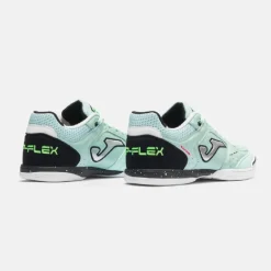Joma Top Flex Zaalvoetbalschoenen (IN) Lichtgroen Zwart Felgroen Zilver
