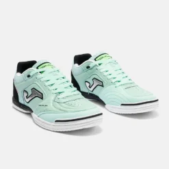 Joma Top Flex Zaalvoetbalschoenen (IN) Lichtgroen Zwart Felgroen Zilver