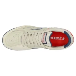 Joma Top Flex Zaalvoetbalschoenen (IN) Beige Blauw Felrood Zilver