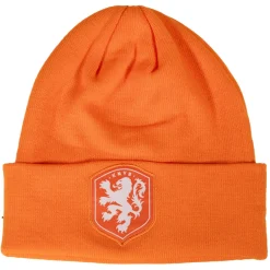 KNVB Muts Logo Oranje Wit