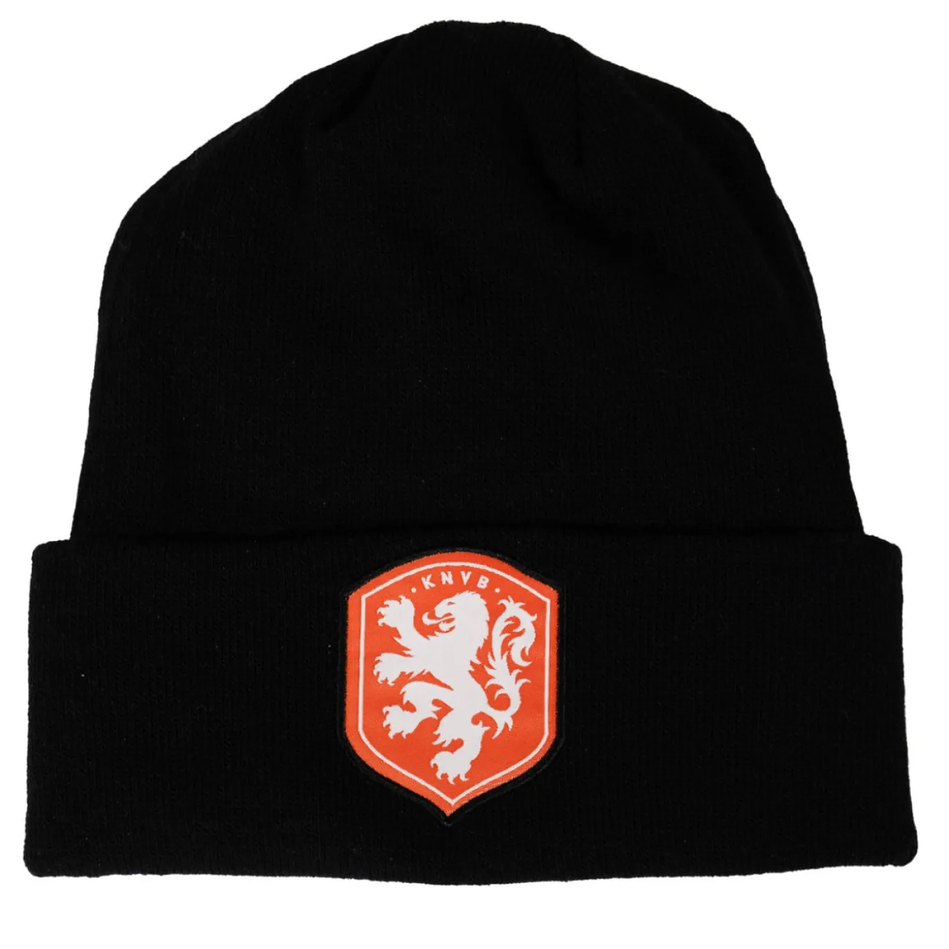 KNVB Muts Logo Zwart Oranje Wit