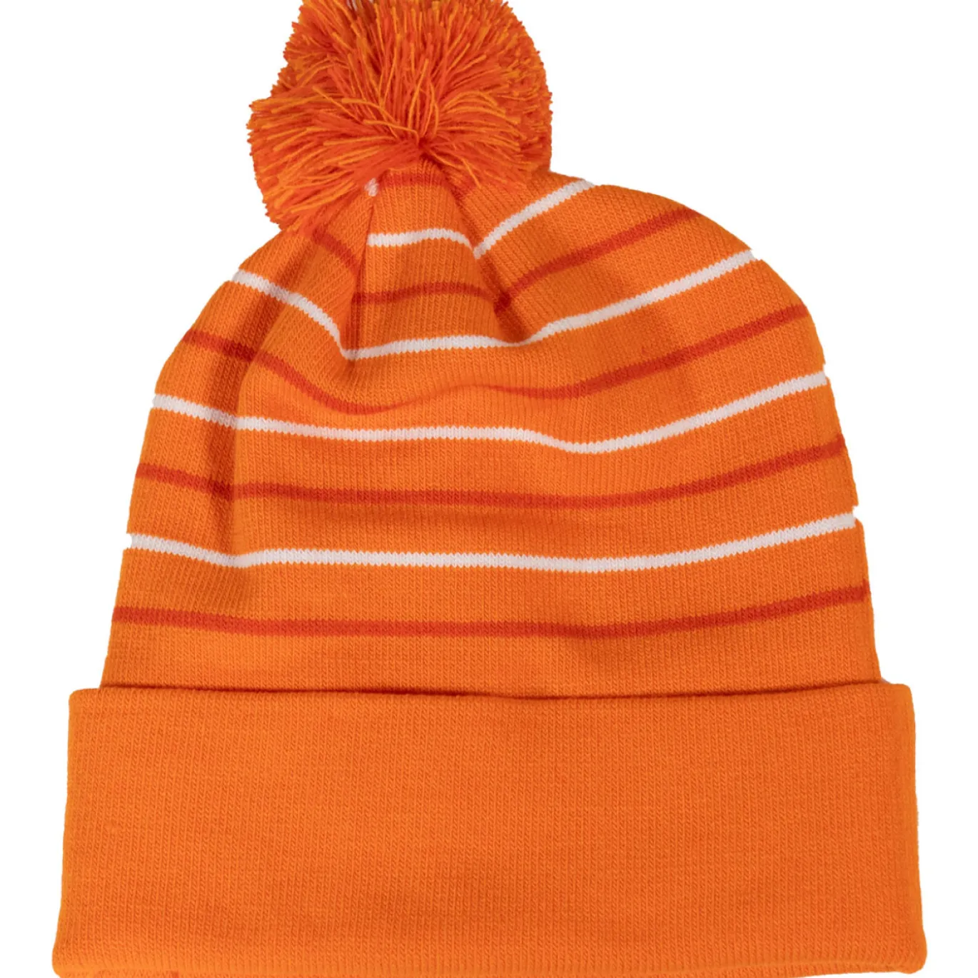 KNVB Muts Ponpon Oranje Wit