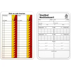 KNVB Notitiekaarten (50 stuks)