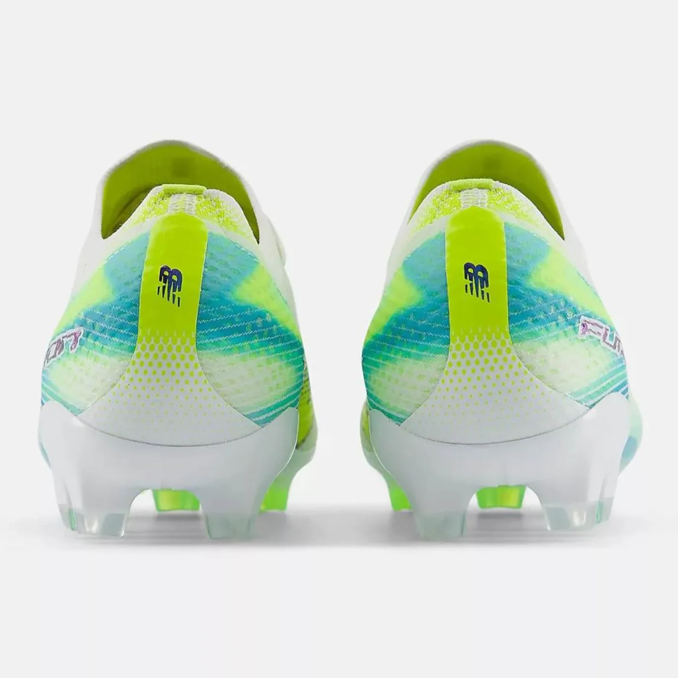 New Balance Furon V9 Elite Gras Voetbalschoenen (FG) Wit Geel Blauw