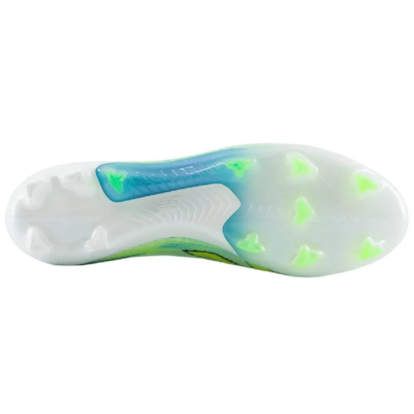 New Balance Furon V9 Elite Gras Voetbalschoenen (FG) Wit Geel Blauw