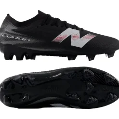 New Balance Furon V9 Team Gras Voetbalschoenen (FG) Zwart Wit Rood