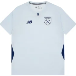 New Balance West Ham United Trainingsshirt 2026-2027 Lichtblauw Donkerblauw