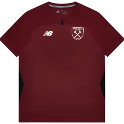 New Balance West Ham United Trainingsshirt 2026-2027 Bordeauxrood Wit