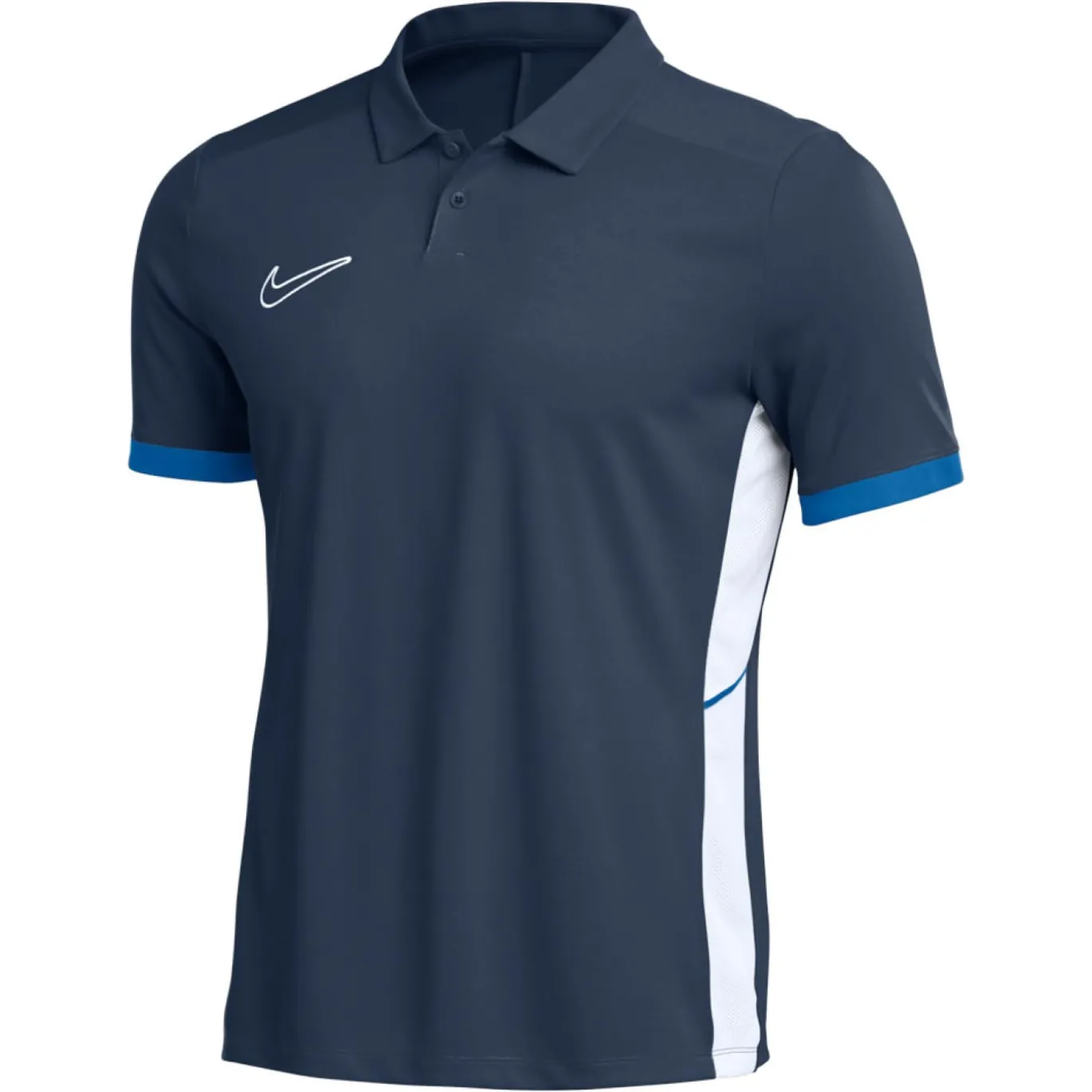 Nike Academy 25 Polo Donkerblauw Blauw Wit