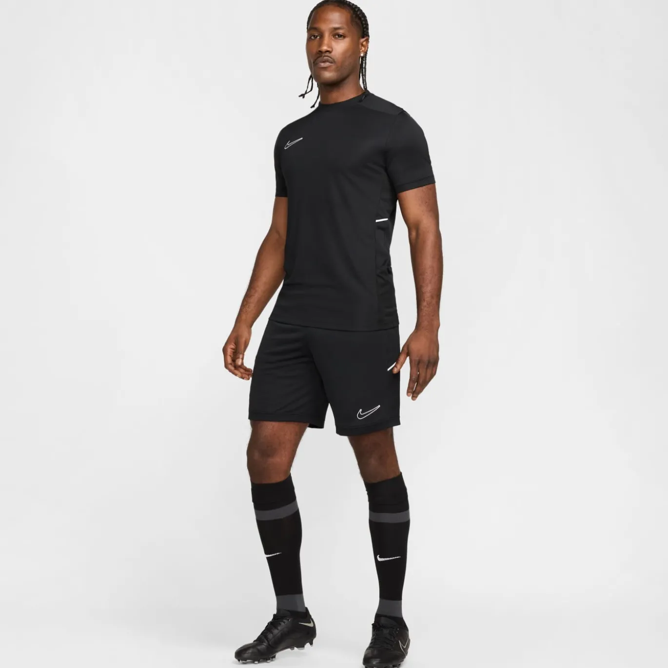 Nike Academy 25 Polo Trainingsset Rood Zwart Wit