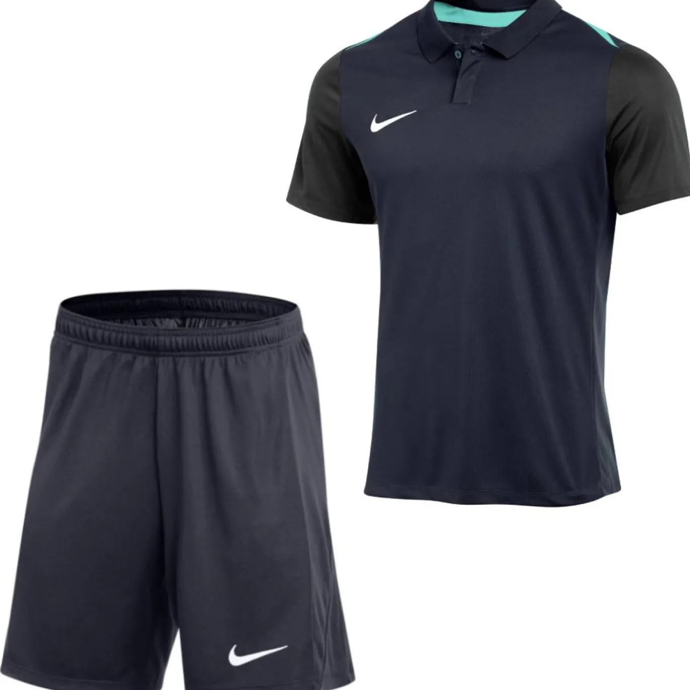 Nike Academy Pro 24 Polo Trainingsset Donkerblauw Zwart Turquoise Wit