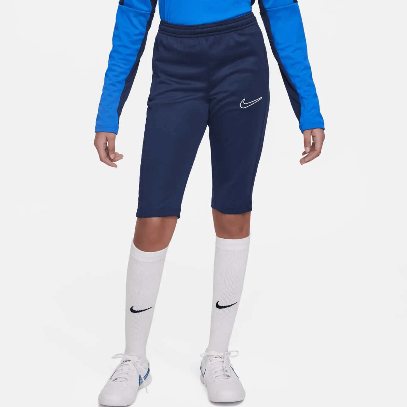 Nike Academy 23 3/4 Trainingsbroek Kids Donkerblauw Wit