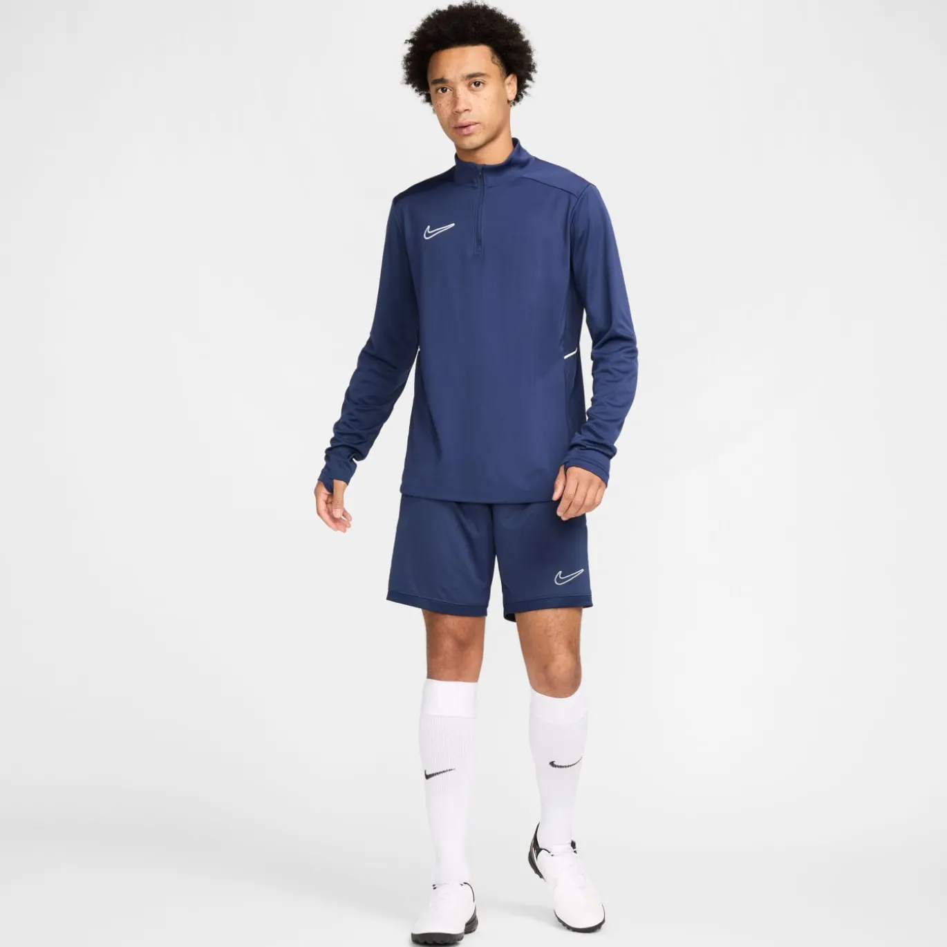 Nike Academy 25 Trainingsbroekje Donkerblauw Wit
