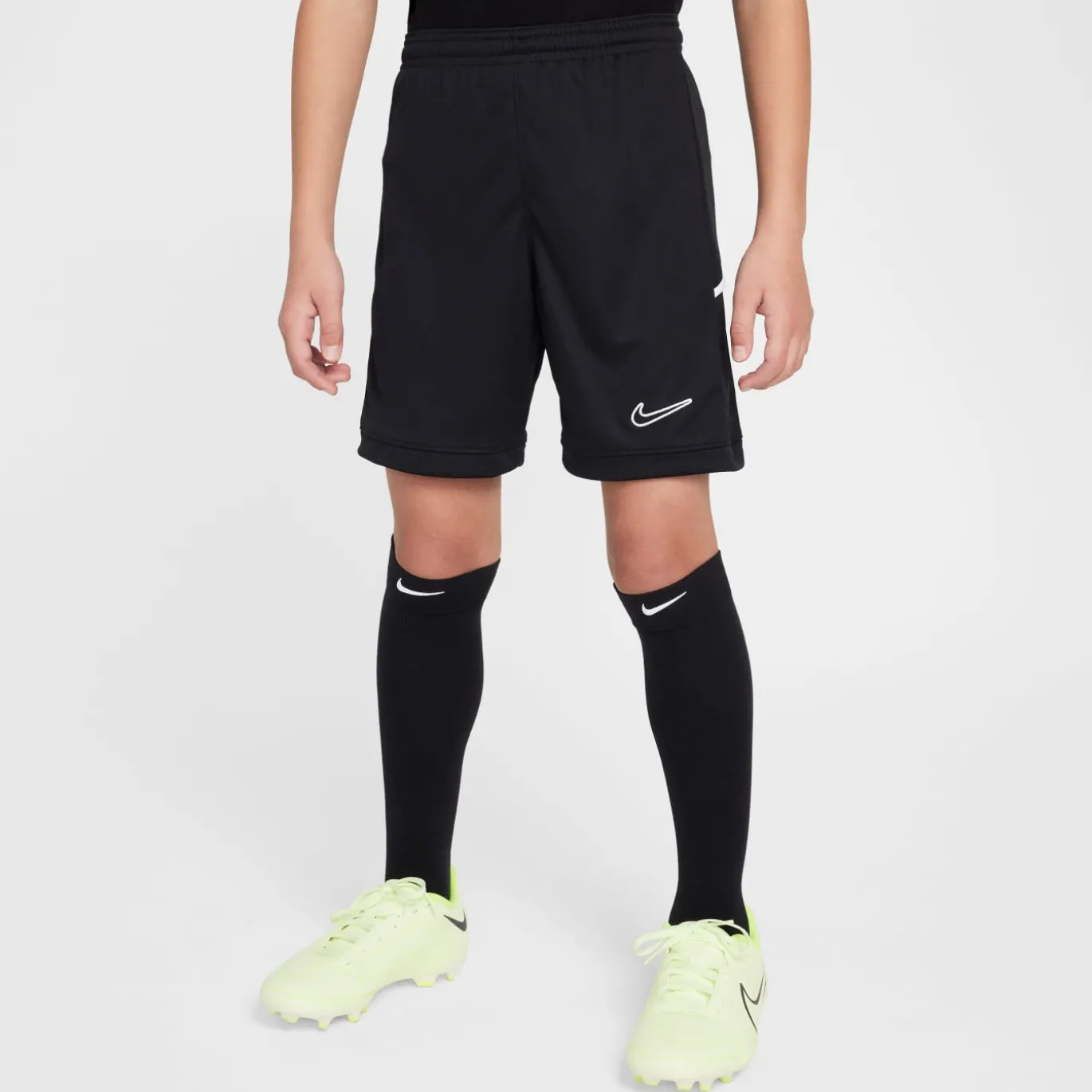 Nike Academy 25 Trainingsbroekje Kids Zwart Wit