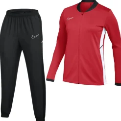 Nike Academy 25 Trainingspak Full-Zip Rood Zwart Wit