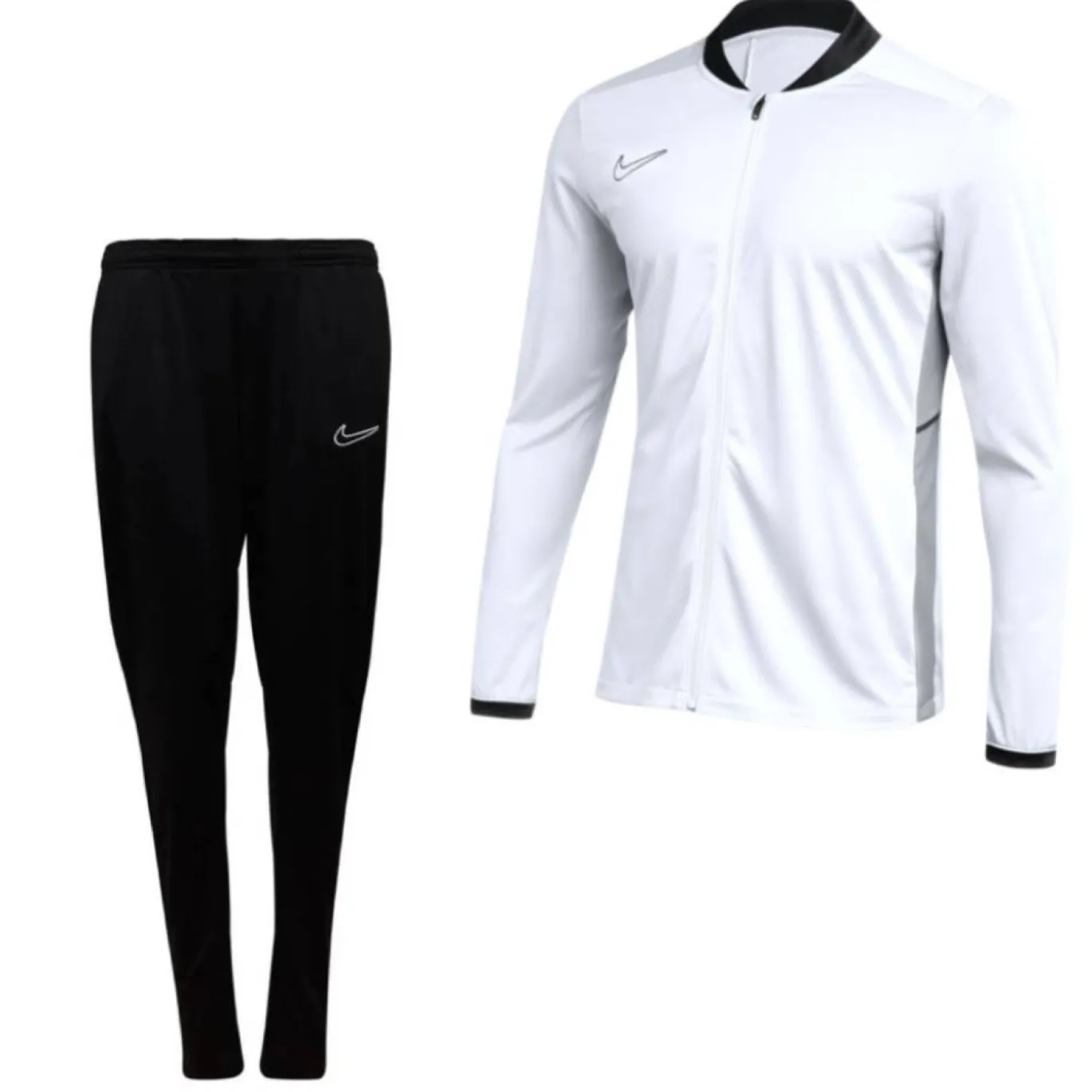 Nike Academy 25 Trainingspak Full-Zip Dames Wit Zwart Grijs