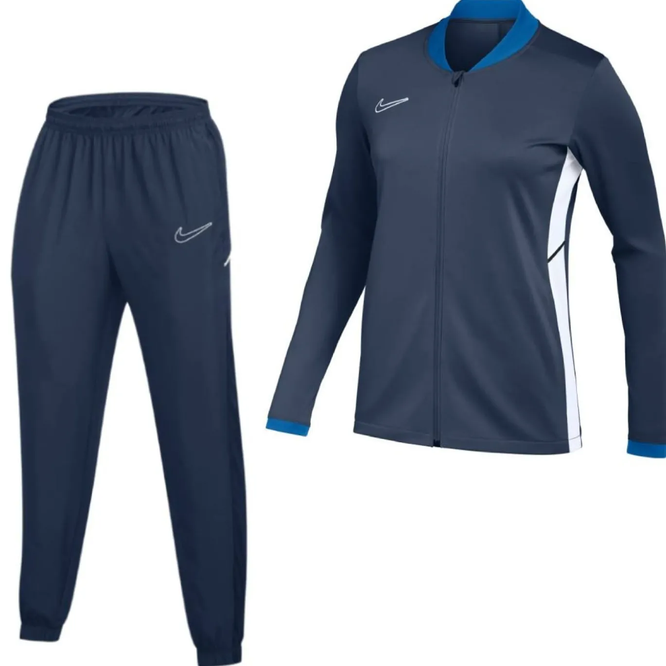 Nike Academy 25 Trainingspak Full-Zip Donkerblauw Blauw Wit