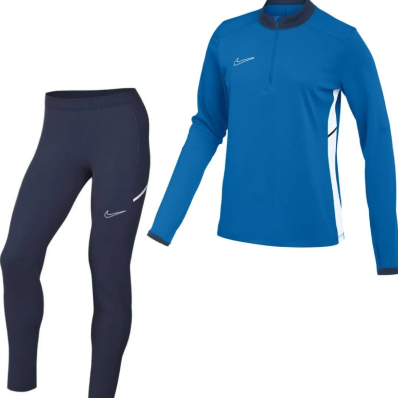 Nike Academy 25 Trainingspak 1/4-Zip Dames Blauw Donkerblauw Wit