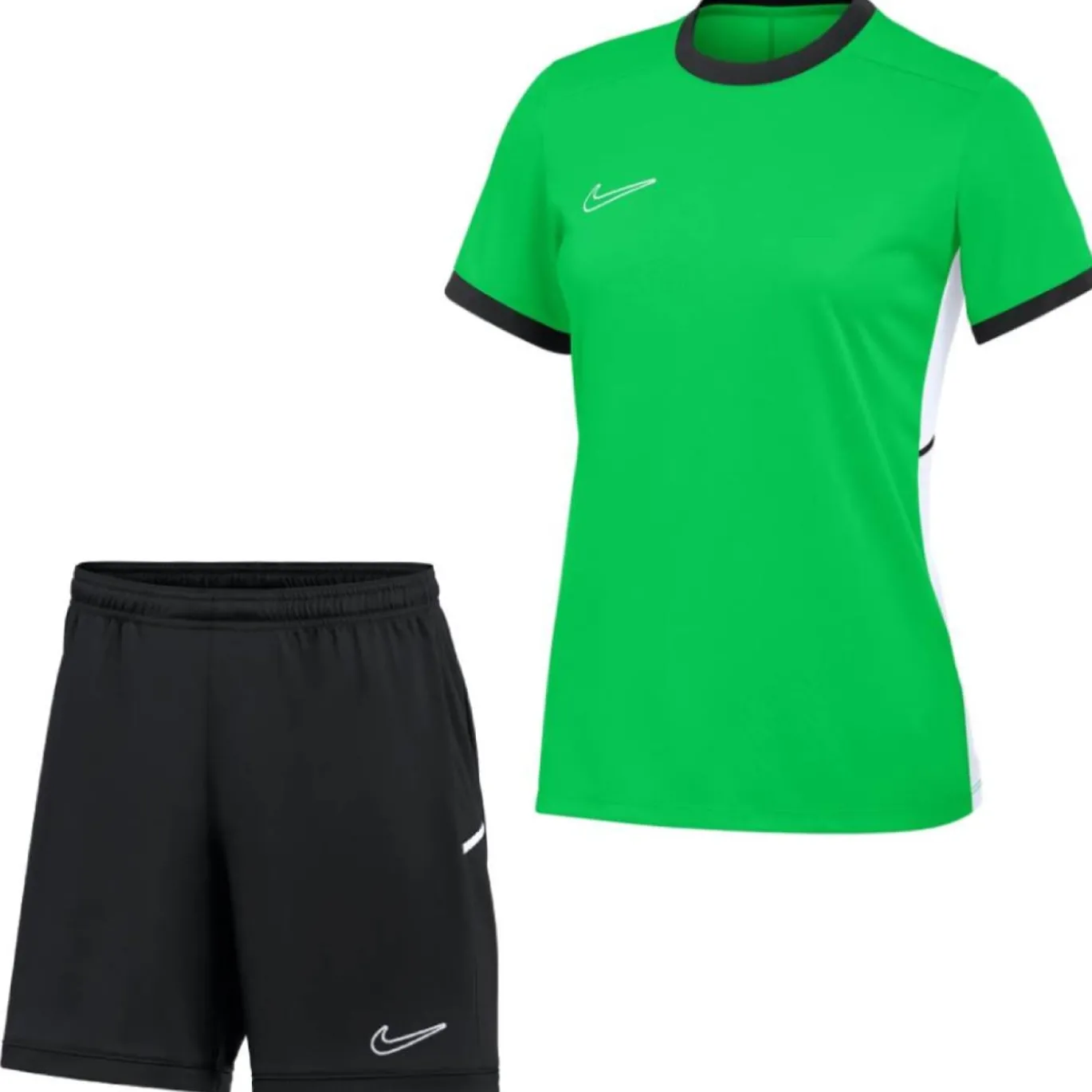 Nike Academy 25 Trainingsset Dames Groen Zwart Wit