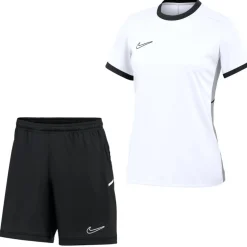 Nike Academy 25 Trainingsset Dames Wit Zwart Grijs