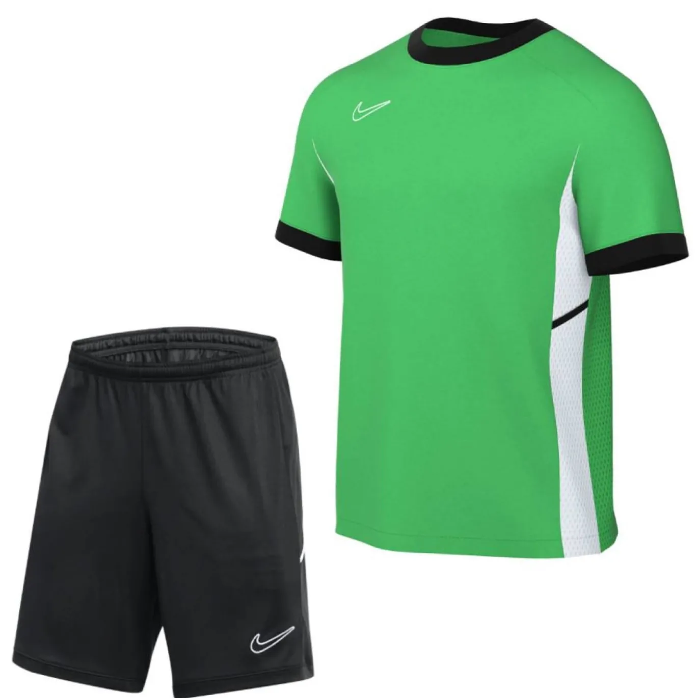 Nike Academy 25 Trainingsset Kids Groen Zwart Wit