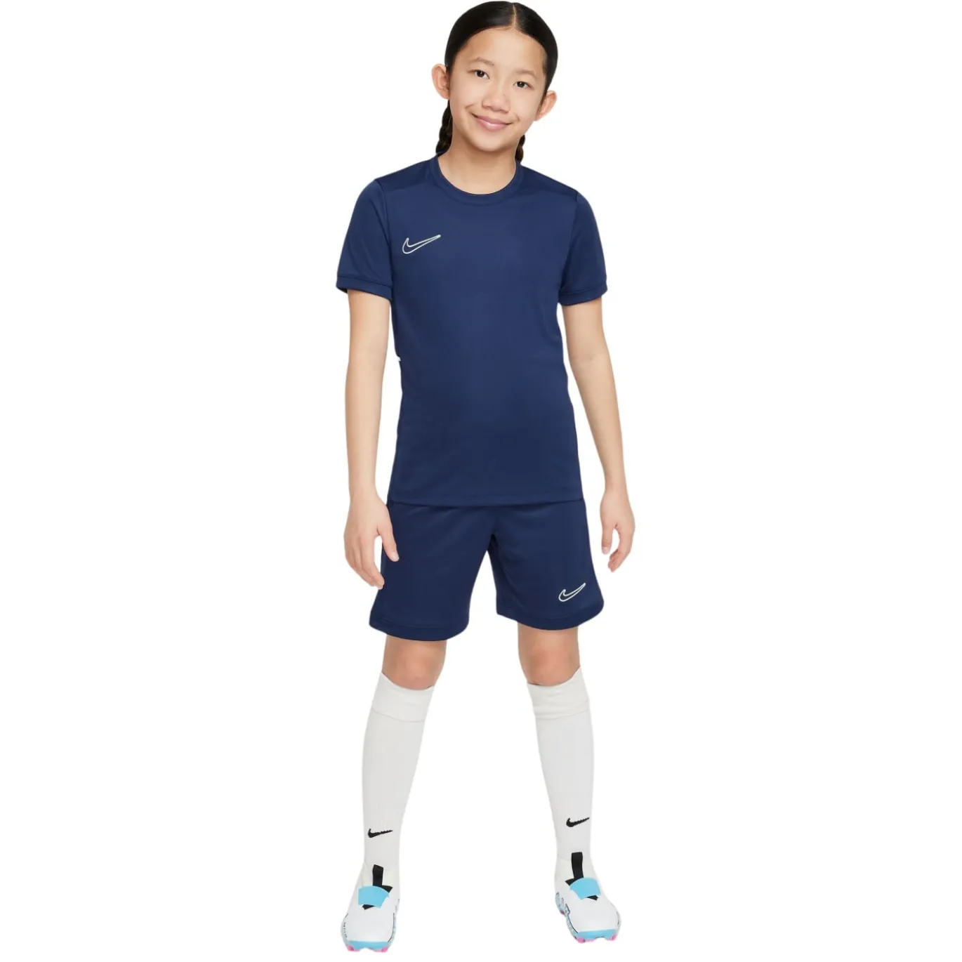 Nike Academy 25 Trainingsset Kids Donkerblauw Blauw Wit