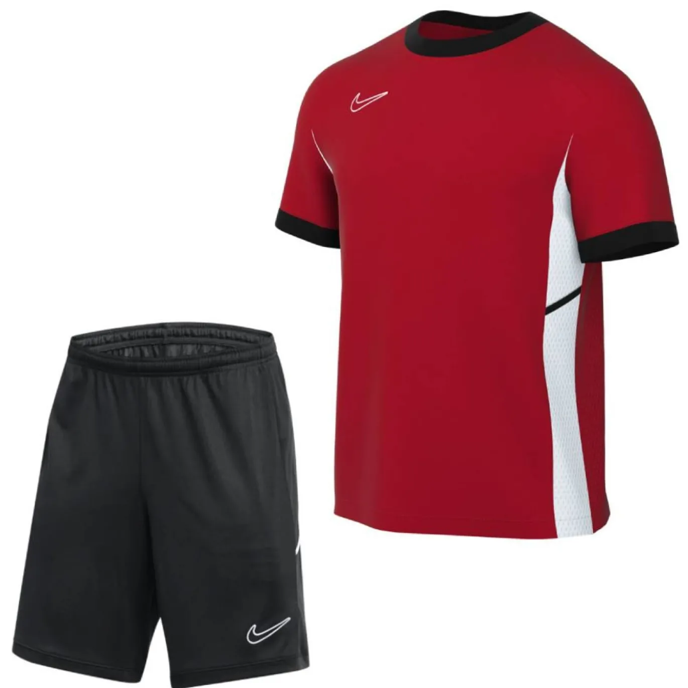 Nike Academy 25 Trainingsset Rood Zwart Wit