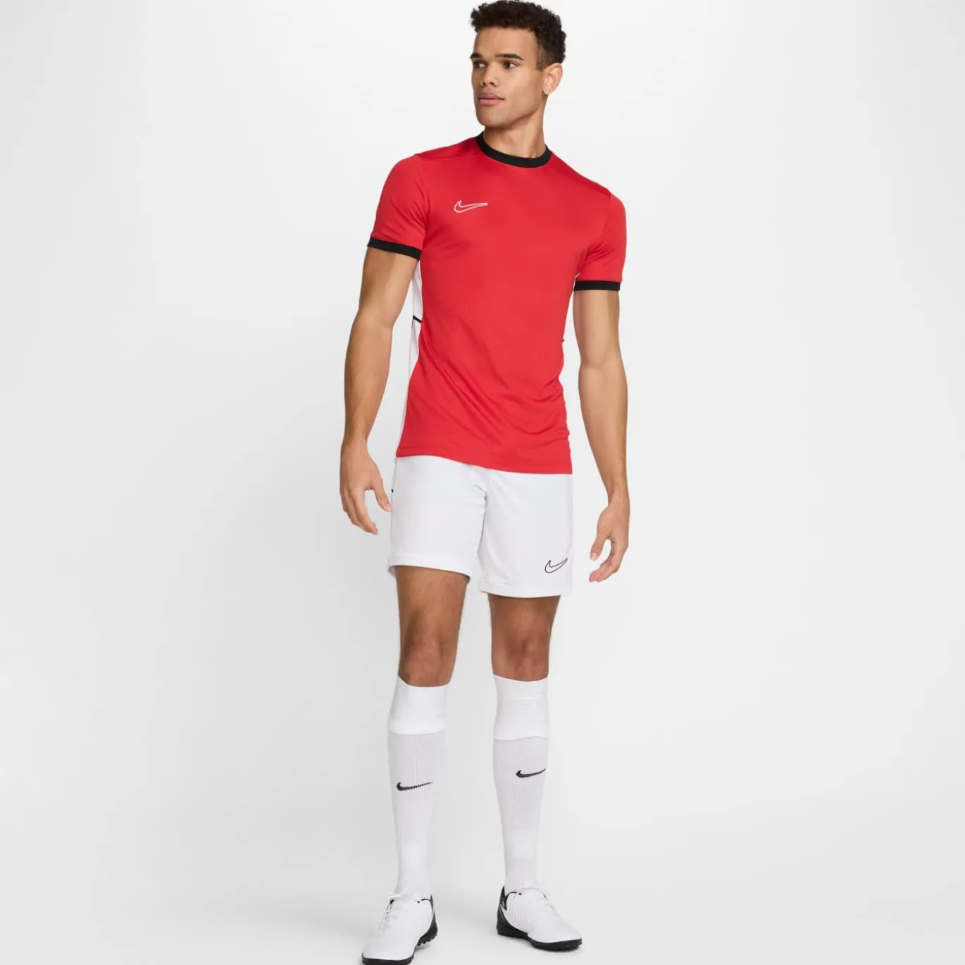 Nike Academy 25 Trainingsshirt Rood Zwart Wit