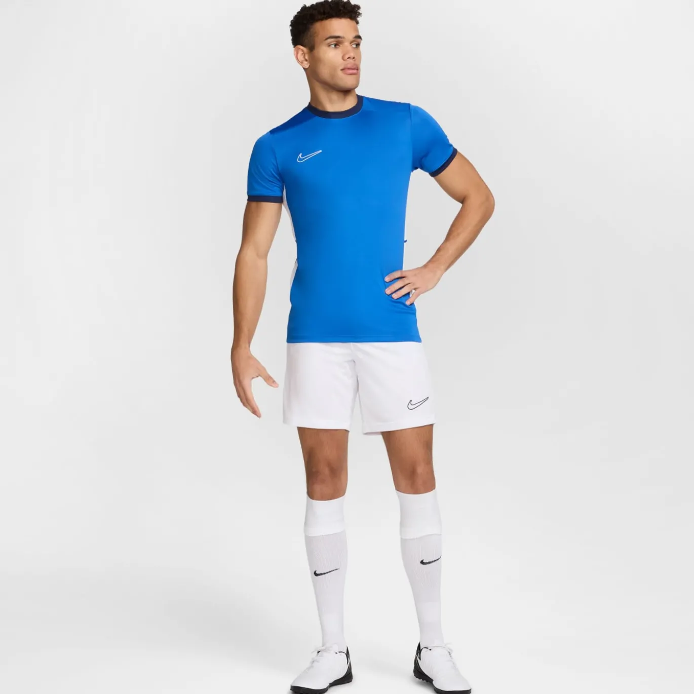 Nike Academy 25 Trainingsshirt Blauw Donkerblauw Wit