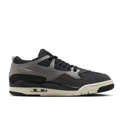 Nike Air Jordan 4 RM x Paris Saint-Germain Sneakers Zwart Zilver Wit