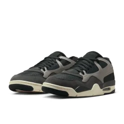 Nike Air Jordan 4 RM x Paris Saint-Germain Sneakers Zwart Zilver Wit