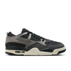 Nike Air Jordan 4 RM x Paris Saint-Germain Sneakers Zwart Zilver Wit