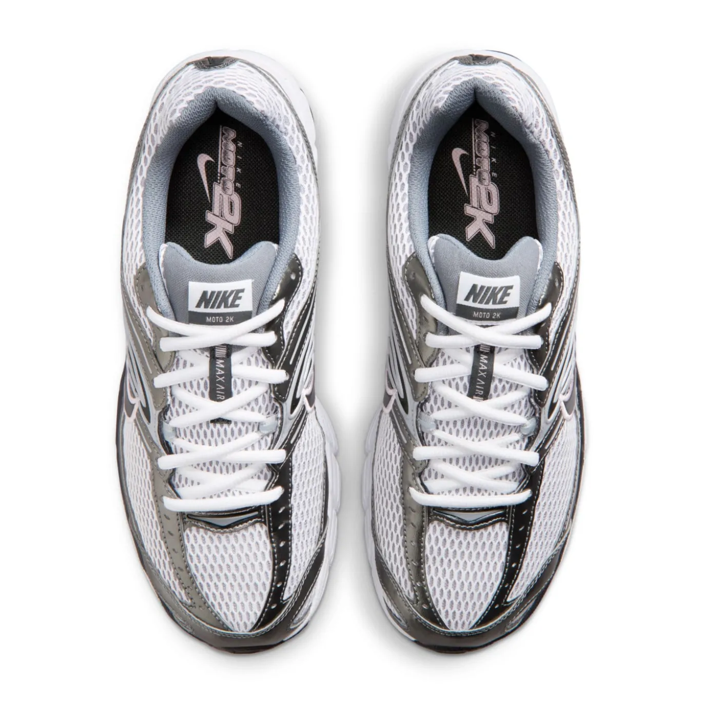 Nike Air Max Moto 2K Sneakers Grijs Wit Zilvergrijs Zwart