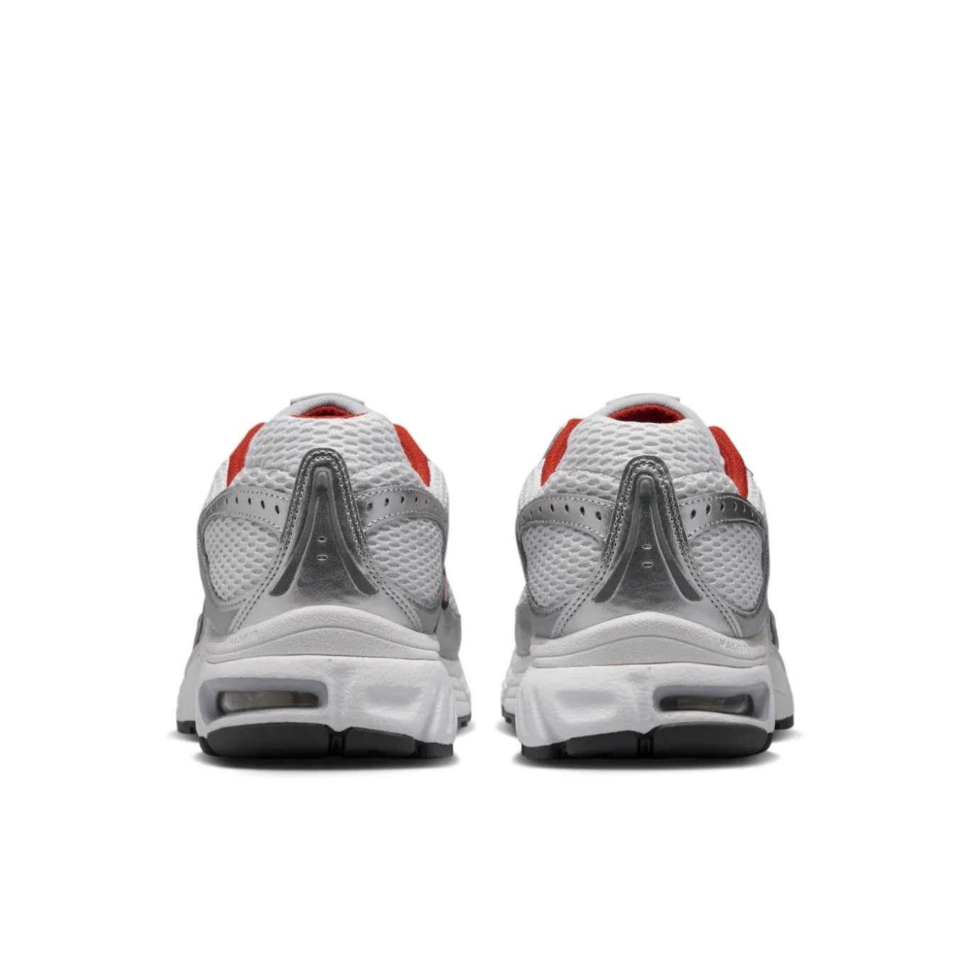 Nike Air Max Moto 2K Sneakers Lichtgrijs Rood Metallic Silver Zwart