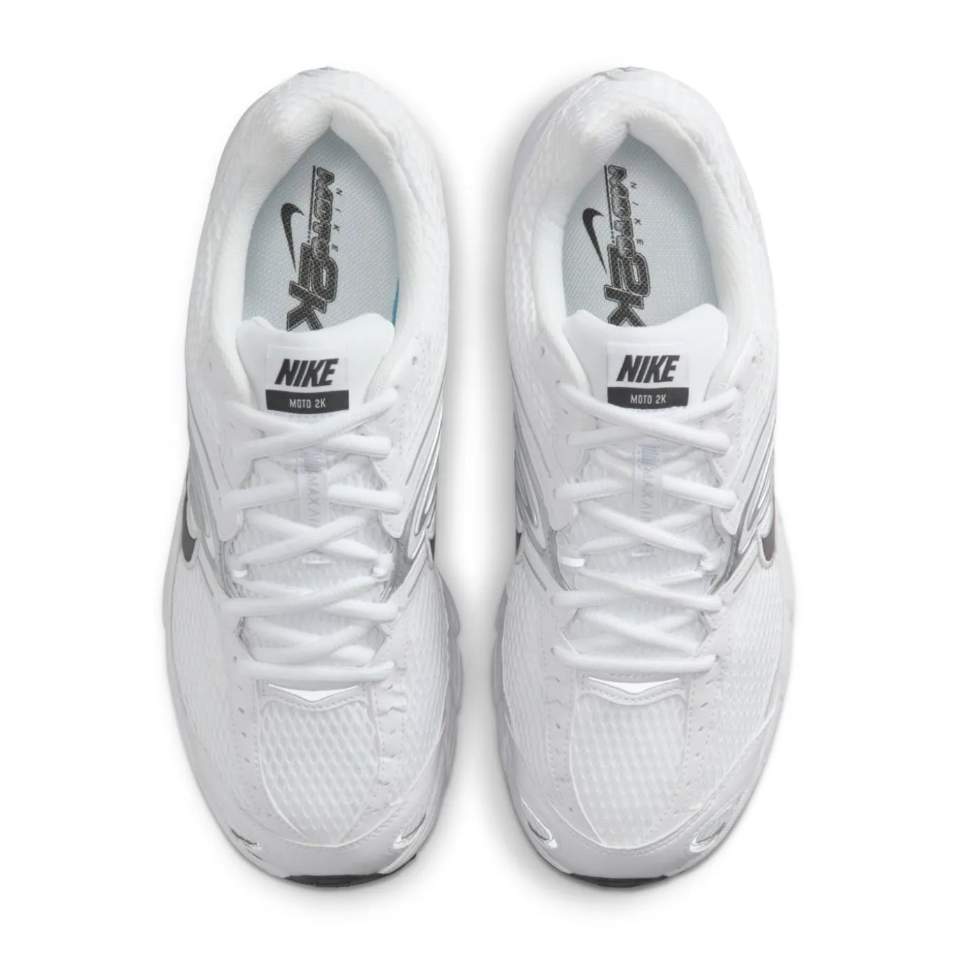 Nike Air Max Moto 2K Sneakers Wit Zilvergrijs Wit Zwart
