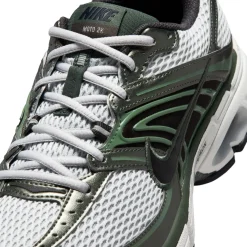 Nike Air Max Moto 2K Sneakers Wit Camogroen Zwart Metallic Silver