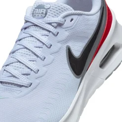 Nike Air Max Nuaxis Sneakers Lichtblauw Grijs Rood Zwart