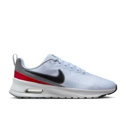 Nike Air Max Nuaxis Sneakers Lichtblauw Grijs Rood Zwart