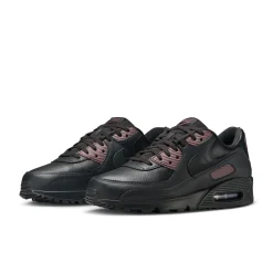 Nike Air Max 90 Premium Sneakers Zwart Lichtpaars