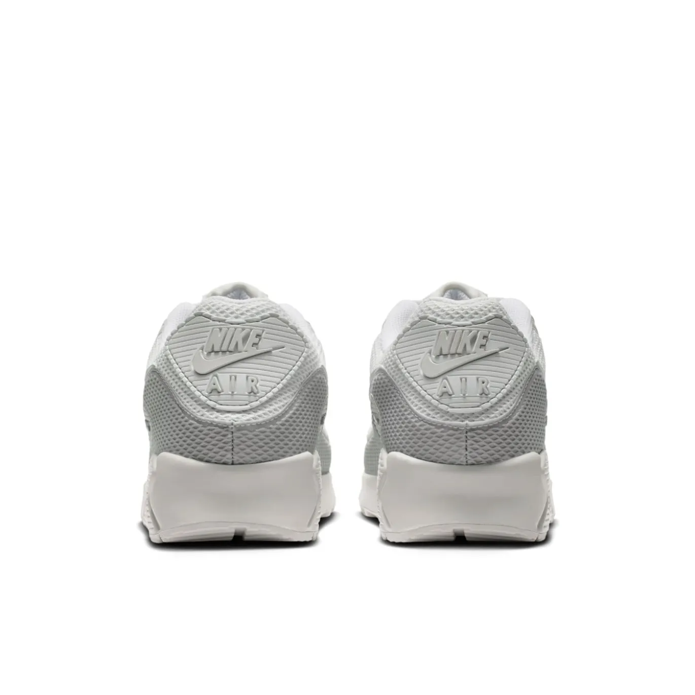 Nike Air Max 90 Premium Sneakers Zilvergrijs Wit Beige Grijs
