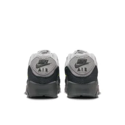 Nike Air Max 90 Premium Sneakers Beige Zwart Donkergrijs Neongroen