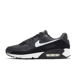 Nike Air Max 90 Sneakers Donkergrijs Wit Zwart
