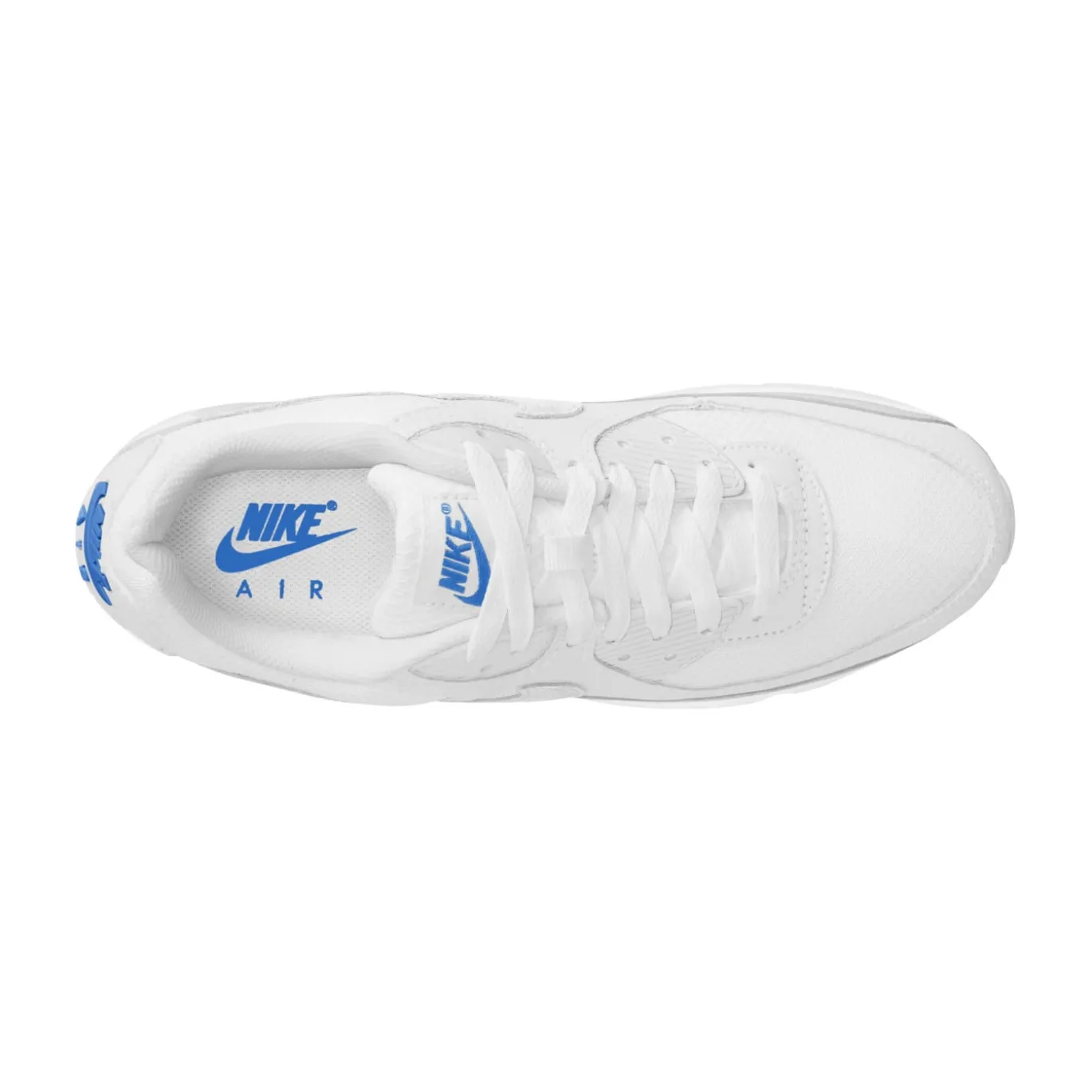 Nike Air Max 90 Sneakers Wit Blauw Crystal