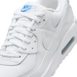 Nike Air Max 90 Sneakers Wit Blauw Crystal